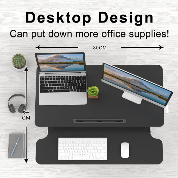 Adjustable Height-Standing Desk Converter