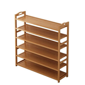 6-Tier Bamboo Shoe Rack
