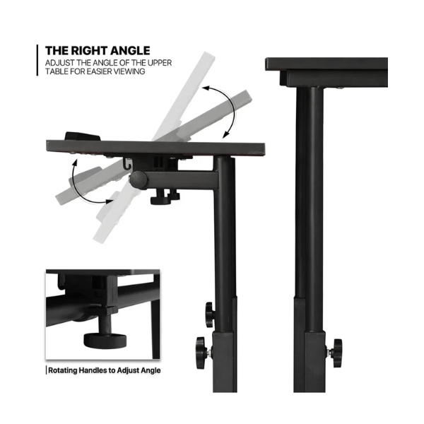 VersaRise Adjustable Standing Desk with Wheels