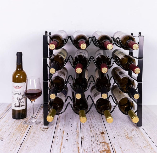 NoirWave 4-Tier Wine Rack