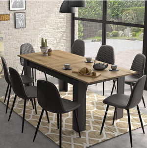 Seren Two-Tone Dining Table 1800