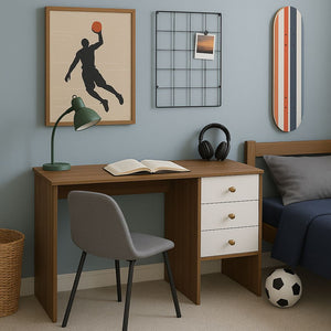 Student Desk with 3 Drawers