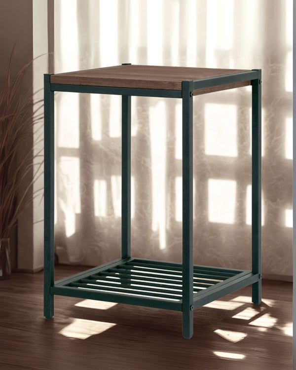 LoftEdge Industrial Side Table