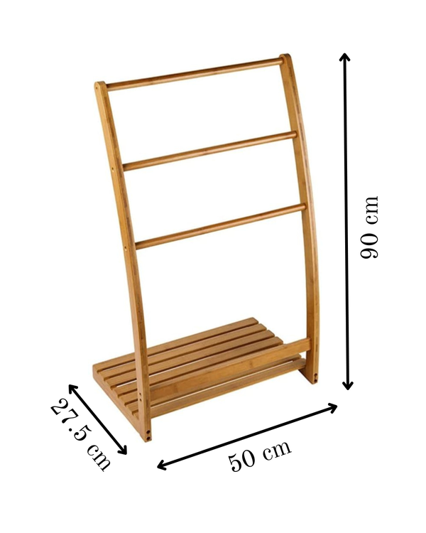 Lumo Bamboo Towel Rack