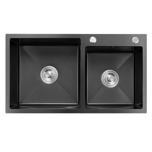Modern Double Bowl Stainless Steel Kitchen Sink