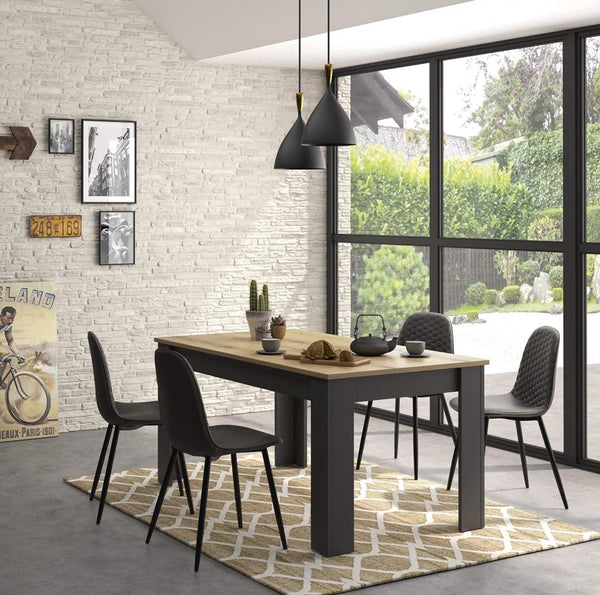 Seren Two-Tone Dining Table 1800