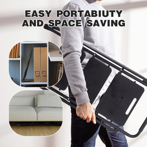 AscendPro 3-Step Foldable Steel Ladder