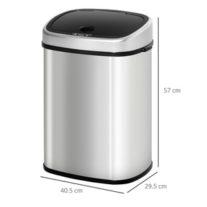 58L Touchless Sensor Bin – Stainless Steel