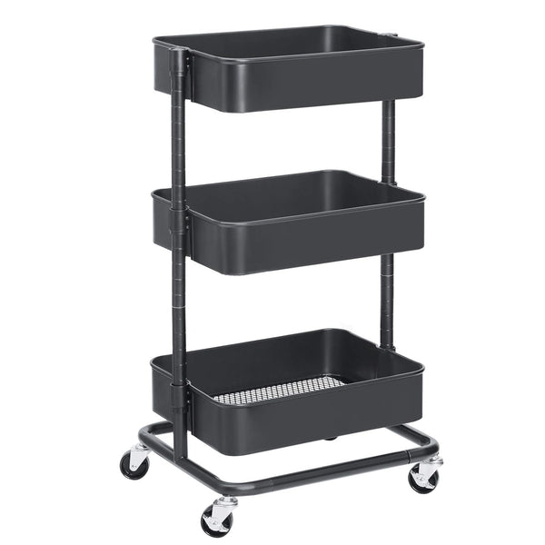 VersaCart 3-Tier Mesh Storage Trolley