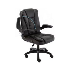 Adjustable Office Chair - PU Leather with High Back Support