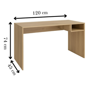 Student Desk with Shelf - 120 cm