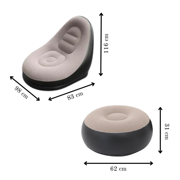Solis Inflatable Sofa with Ottoman
