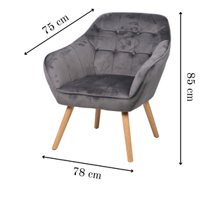 Amara Velvet Accent Chair