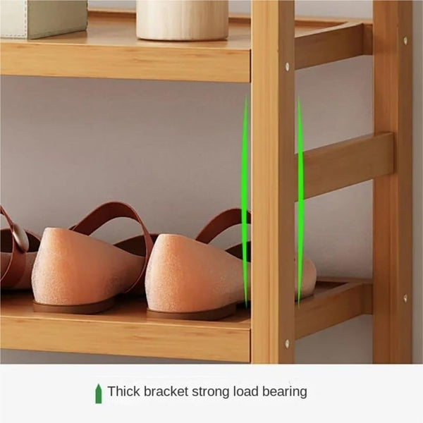 6-Tier Bamboo Shoe Rack