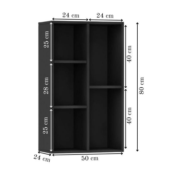 LoftCube 5-Compartment Storage Shelf