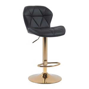 Luxe Gold Base Adjustable Bar Stool