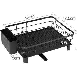Elevated Dish Drying Rack with Drainboard