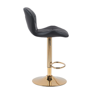 Luxe Gold Base Adjustable Bar Stool