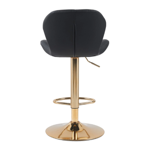Luxe Gold Base Adjustable Bar Stool