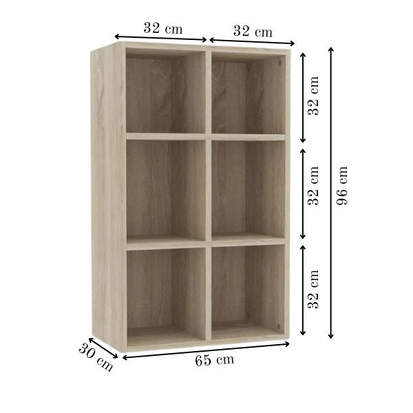 LoftCube Classic 6-Cube Storage Shelf