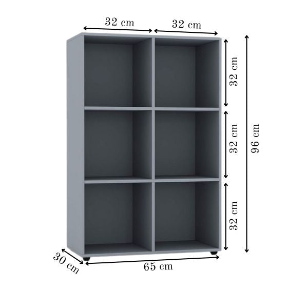 LoftCube Classic 6-Cube Storage Shelf