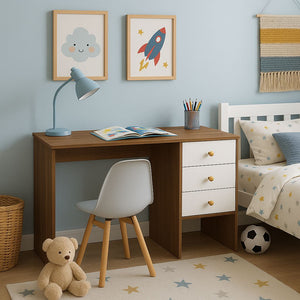 Student Desk with 3 Drawers