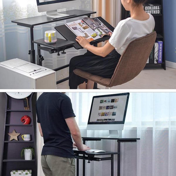 VersaRise Adjustable Standing Desk with Wheels