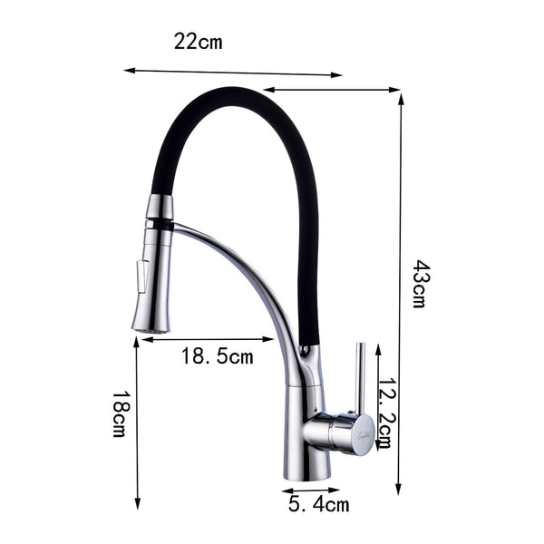 Single Bowl Kitchen Mixer/Tap – Retractable Pull-Out