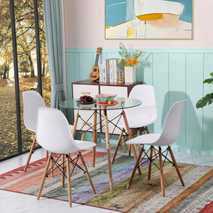 Round Glass Dining/Coffee Table