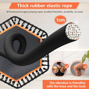 Hex Pro Fitness Trampoline with Adjustable Handle