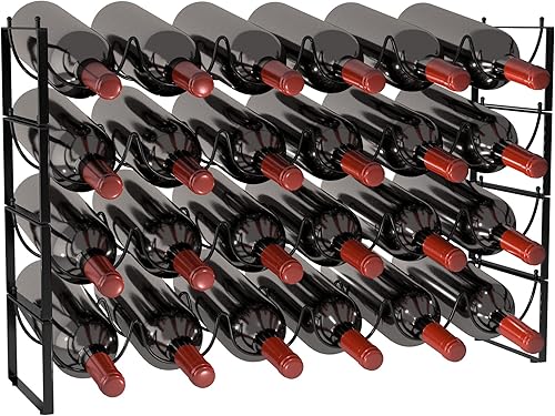 NoirWave 4-Tier Wine Rack