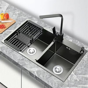Modern Double Bowl Stainless Steel Kitchen Sink