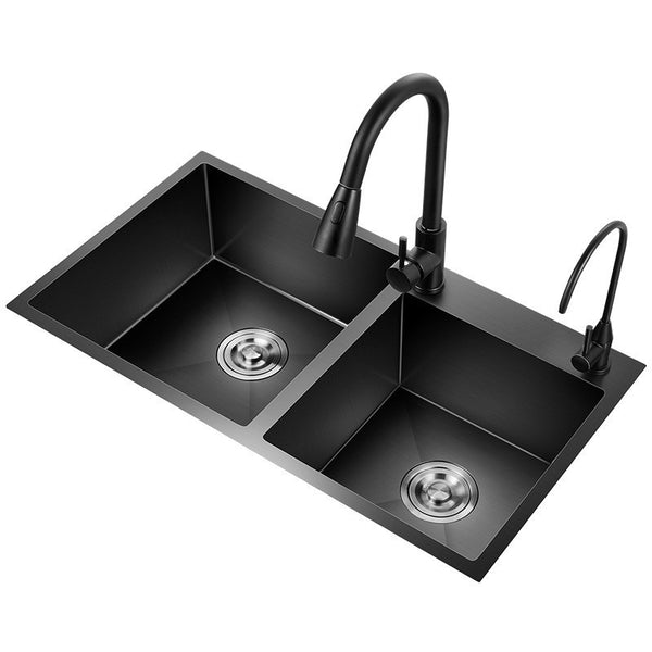 Modern Double Bowl Stainless Steel Kitchen Sink