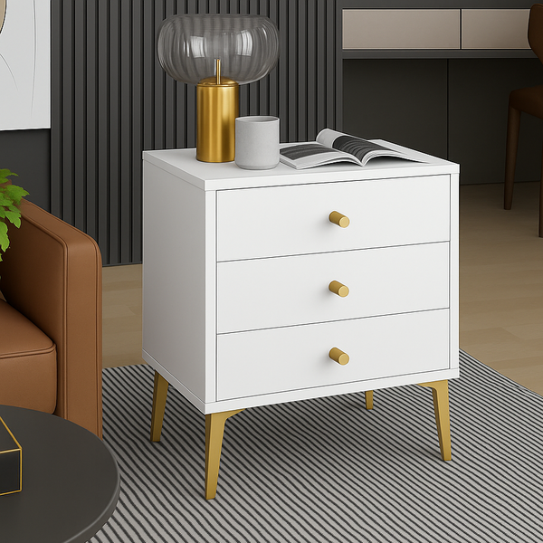 Liora 3-Drawer Night Stand
