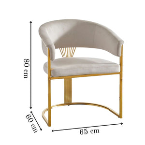 Lumière Velvet Dining Chair