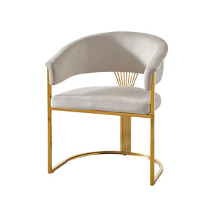 Lumière Velvet Dining Chair