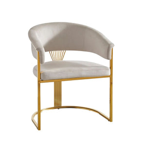 Lumière Velvet Dining Chair