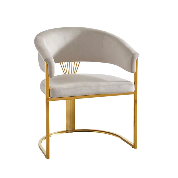 Lumière Velvet Dining Chair