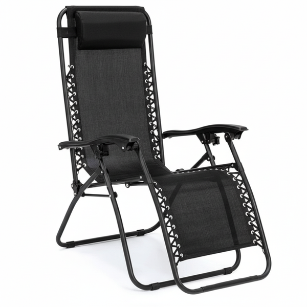 Adjustable Recliner/Lounger Zero Gravity Chairs - Set of 2