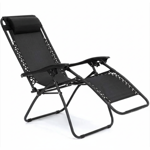 Adjustable Recliner/Lounger Zero Gravity Chairs - Set of 2