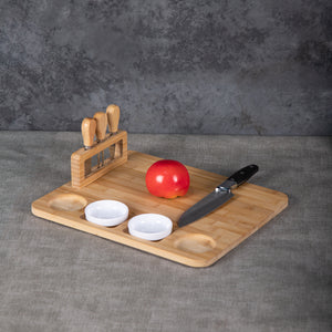 Bamboo Cheese Board Set