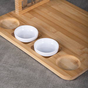 Bamboo Cheese Board Set