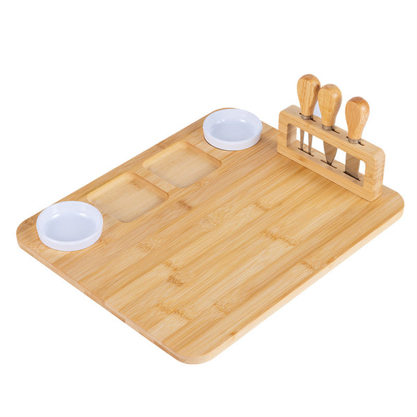 Bamboo Cheese Board Set