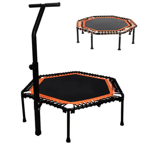 Hex Pro Fitness Trampoline with Adjustable Handle