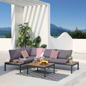 Outdoor Patio Corner Lounge Set