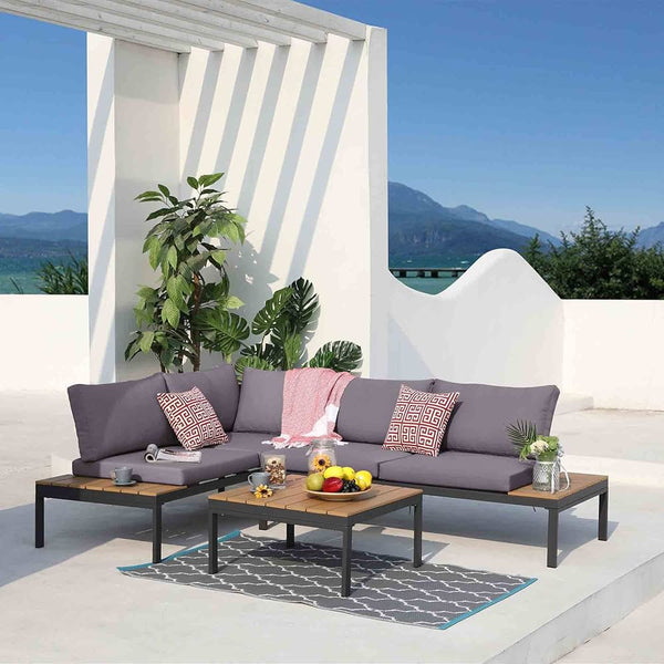 Outdoor Patio Corner Lounge Set