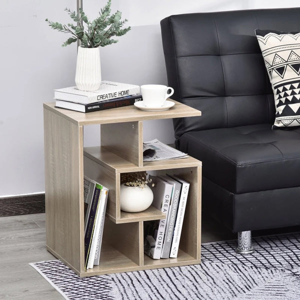 Vexa Side Table - Scandinavian Style Shelf Unit