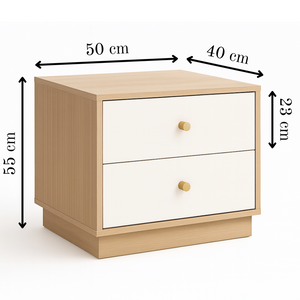 Rovelle 2-Drawer Night Stand