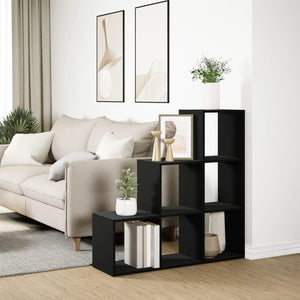 Modular 6-Cube Staircase Display Shelf