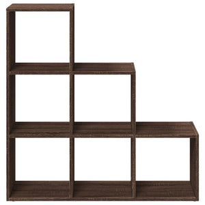 Modular 6-Cube Staircase Display Shelf